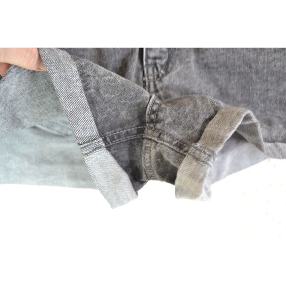 Sincerely Jules Women's 5/27 Black Acid Washed Jean Shorts - Picture 2 of 15